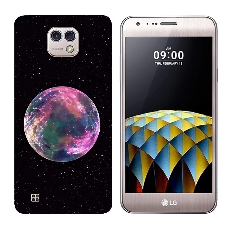 for LG X Cam K580 5.2&quot Case Cover Const Printing Silicone Soft TPU Mobile Phone |