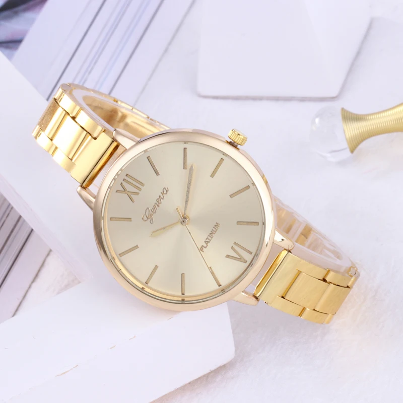 Лидер продаж модные тонкие Нержавеющая сталь Для женщин Watch Top Элитный бренд