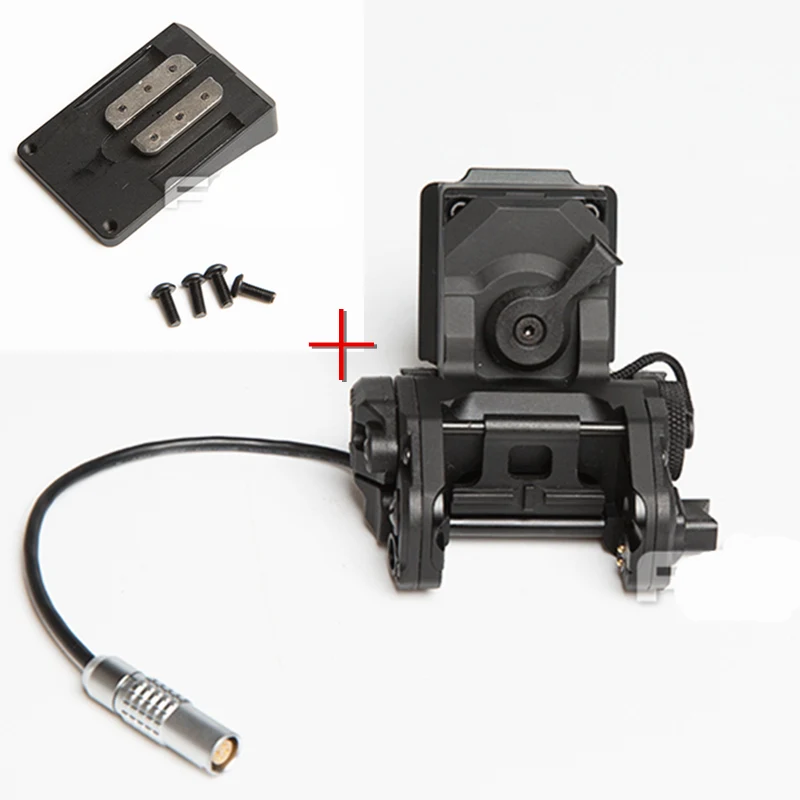 BLACK-7 Тактический функциональный GSGM NVG Крепление на шлем TB1301 BK/DE - Цвет: BLACK-7