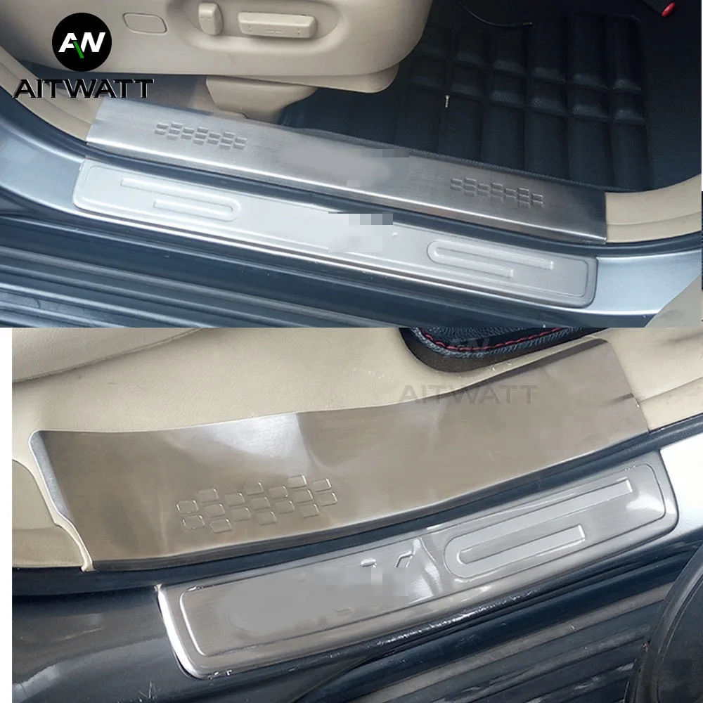 Накладка на порог из нержавеющей стали для Honda CRV 2007 2008 2009 2010 2011 Защитная Наклейка