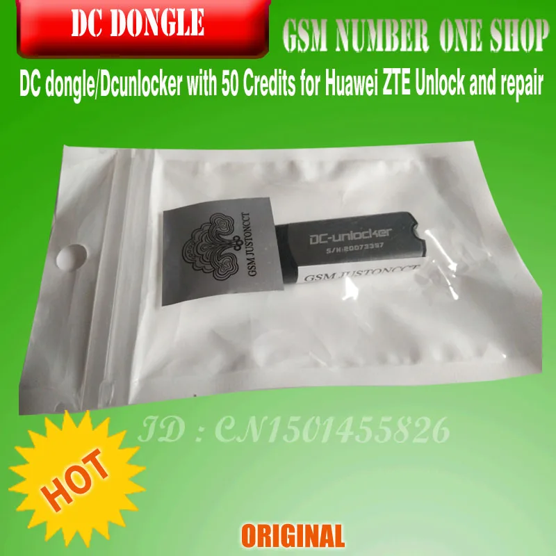 100% оригинальный новый DC Unlocker Dcunlocker с 50 кредитами для Huawei ZTE разблокировка и ремонт