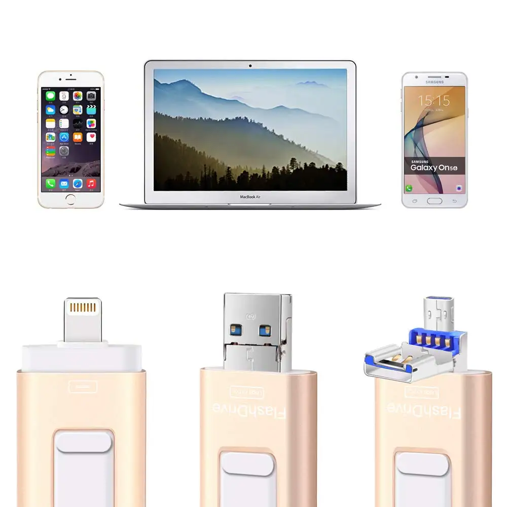 USB флеш накопитель для iPhone X 5 6 7 8 64 ГБ 16 32 ГБ|USB флэш-накопители| |