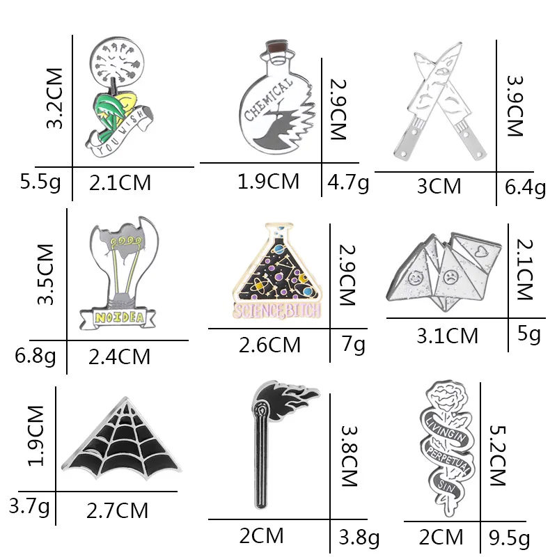 Fashion Pink Phonograph Light Bulb Chemical Bottle Experimental Cup Enamel Pin Brooches Pins Jackets Collar Bag Backpack Brooch | Украшения