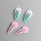 4 шт. Новые Креативные милые заколки для волос в виде Русалочки BB, аксессуары для волос для девочек, детские заколки для волос, детские заколки для волос