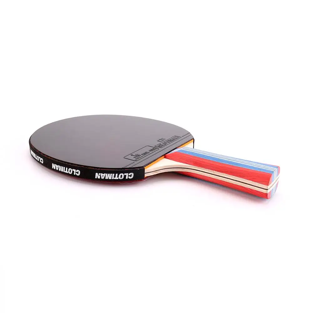 Professional Carbon Fiber Table Tennis Racket Blade Rubber With Double Face Pimples In | Rackets