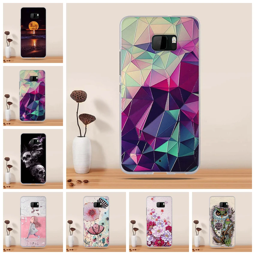 Чехол для HTC U Ultra мягкий силиконовый чехол из ТПУ телефона 5 7 дюйма чехлы 3D Ocean Note