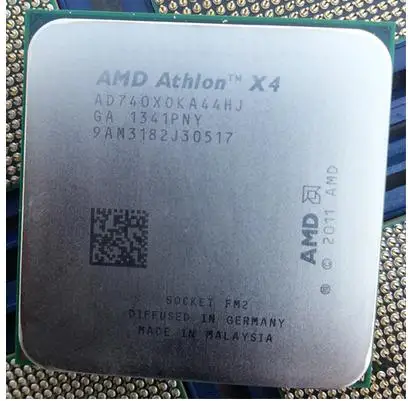 AMD Athlon X4 740x4 740 AD740XOKA44HJ ЦП четырехъядерный FM2 3 2 ГГц // 65 Вт (100% рабочий Бесплатная