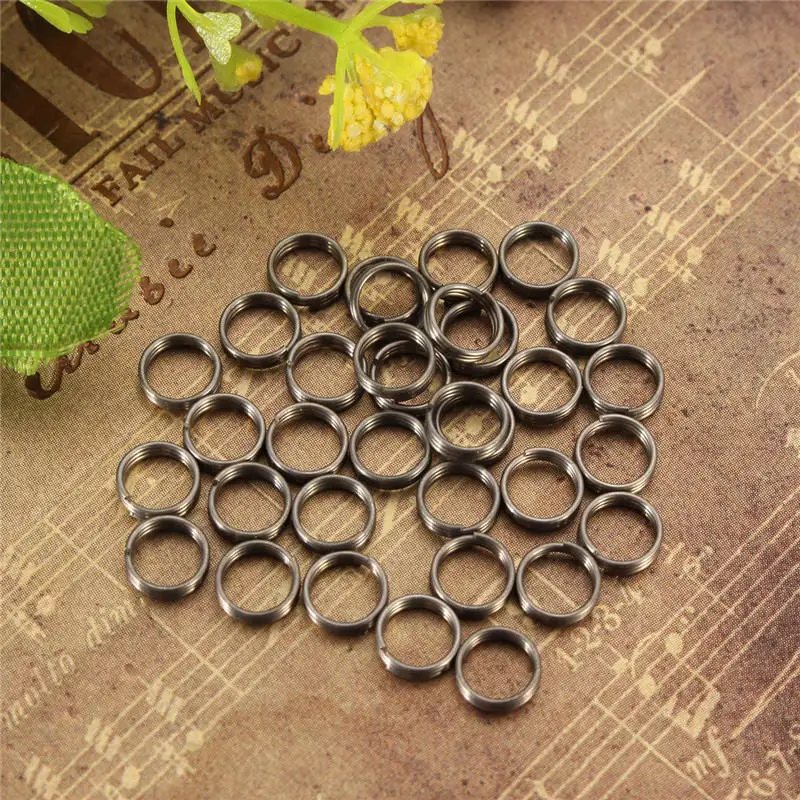 50 шт./лот стержни из нержавеющей стали/пружины для захвата полета круглые кольца