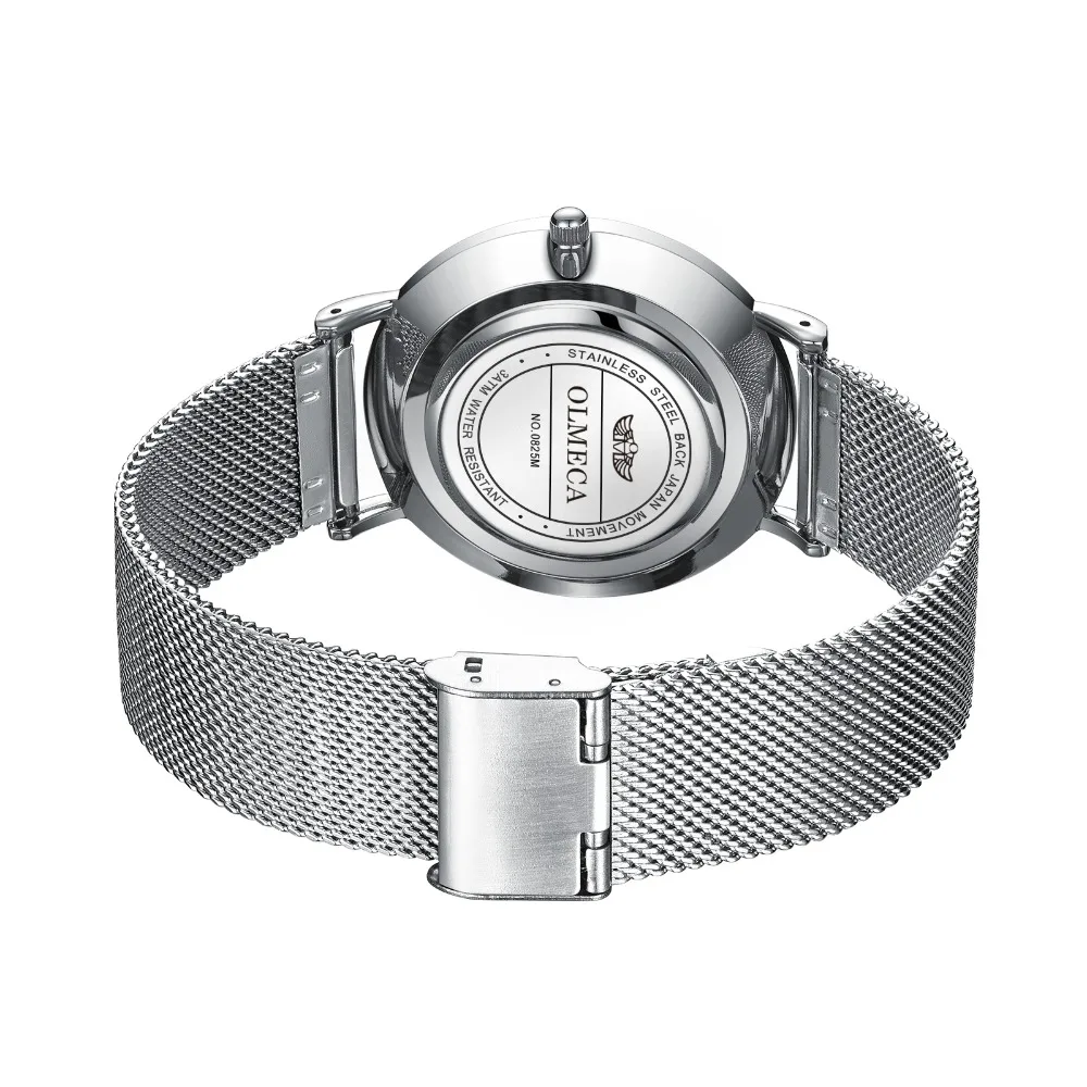 OLMECA Brand Watch Fashion Wrist Gray Dial Water Resistant Relogio Masculino Complete Calendar Mens Alloy Nice Gift | Наручные часы