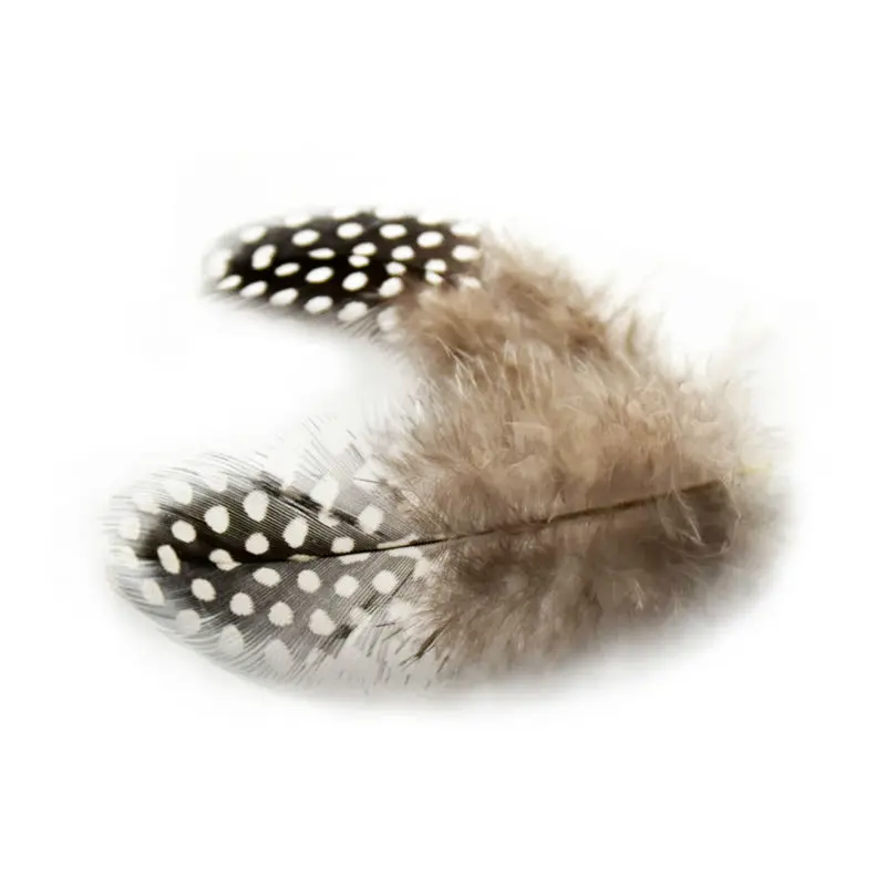 Оптовая продажа 200 шт. перьев птицы пятнистые поделки из куриное перо Чайка