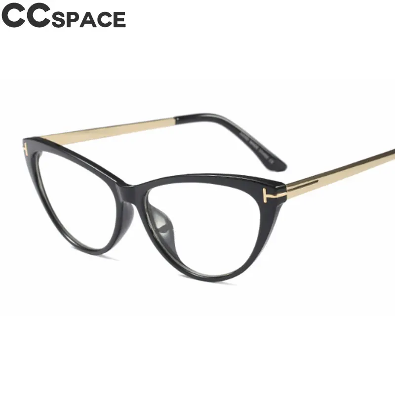45619 женские ретро очки кошачий глаз оправа овальные металлические ножки