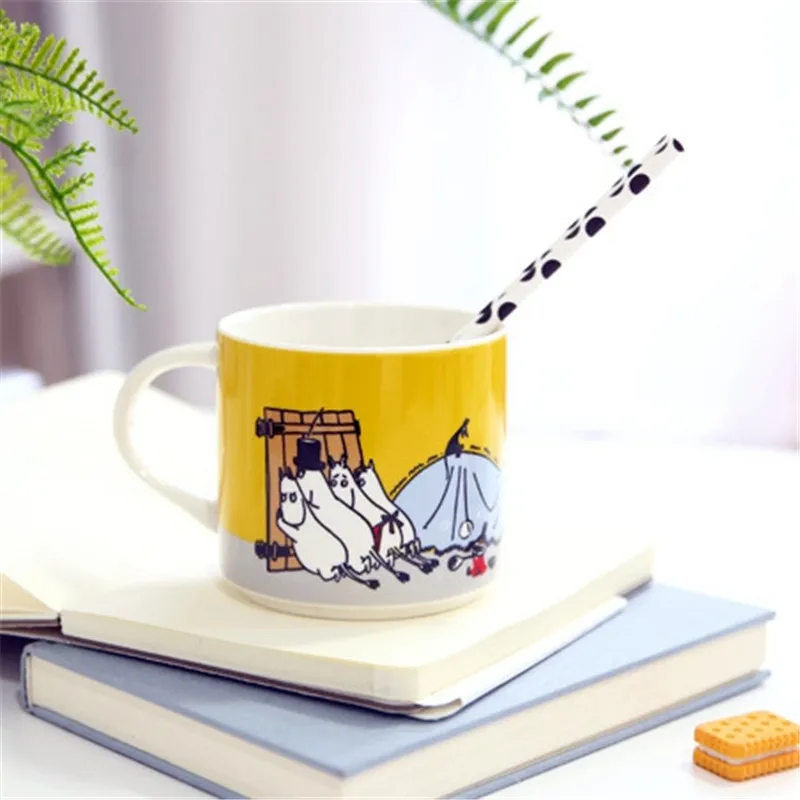 Moomin чашки и кружки Милая керамическая кружка Kubek Termiczny семья Nnamel Mokken подарок для