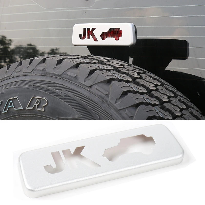 1Pcs Aluminum Rear Brake Light Cover Grille Third Tail Lamp Protector for Jeep Wrangler JK 2007-2017 | Автомобили и мотоциклы