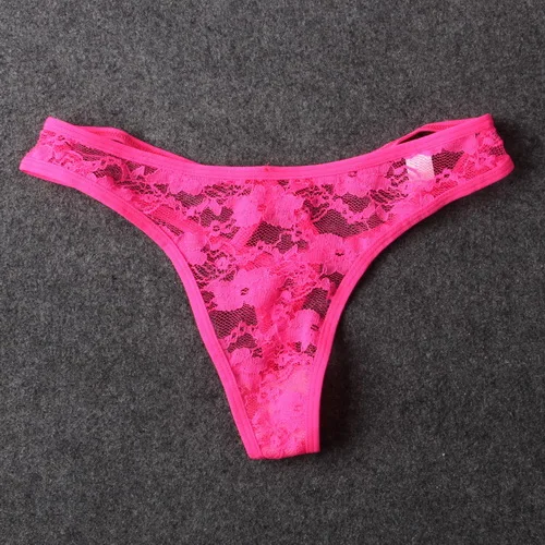 Style 1 Rose Red Сексуальные женские трусики стринги C-String женские трусики кружевные трусы-плавки прозрачные Танга Calcinhas Bragas белье - Цвет: Style 1 Rose Red
