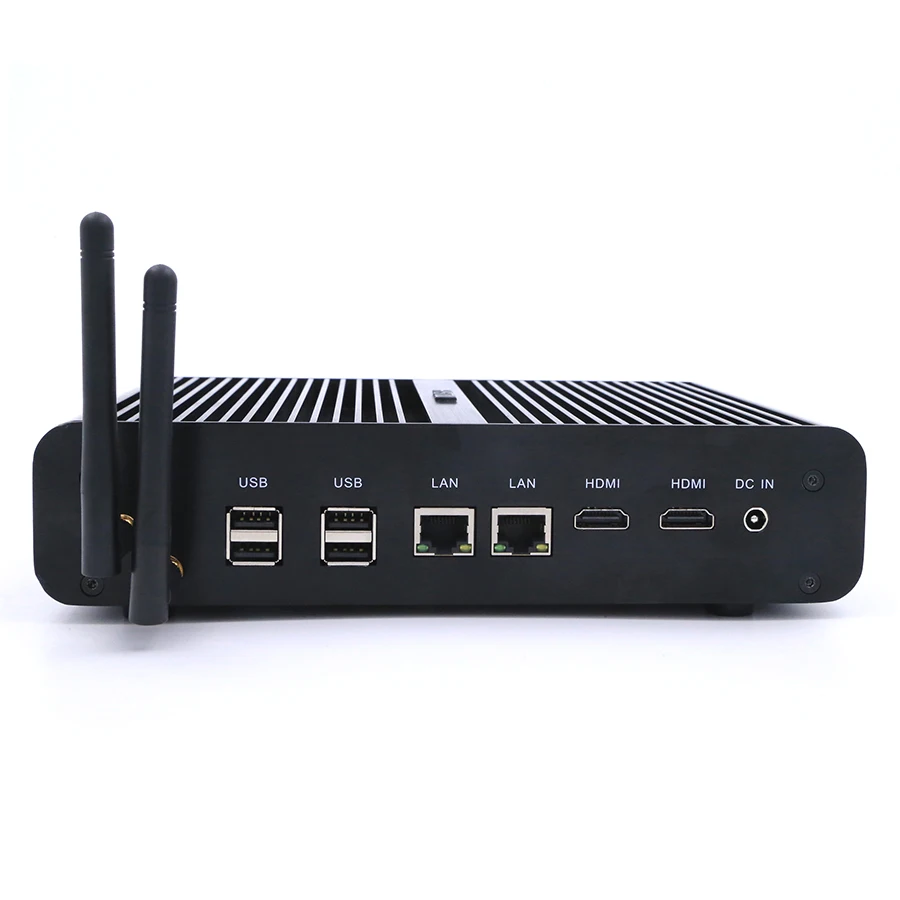 Мини ПК оконные рамы 10 Core i7 5500u Dual Lan 2 HDMI компьютер без вентилятора 8 порты usb ГБ