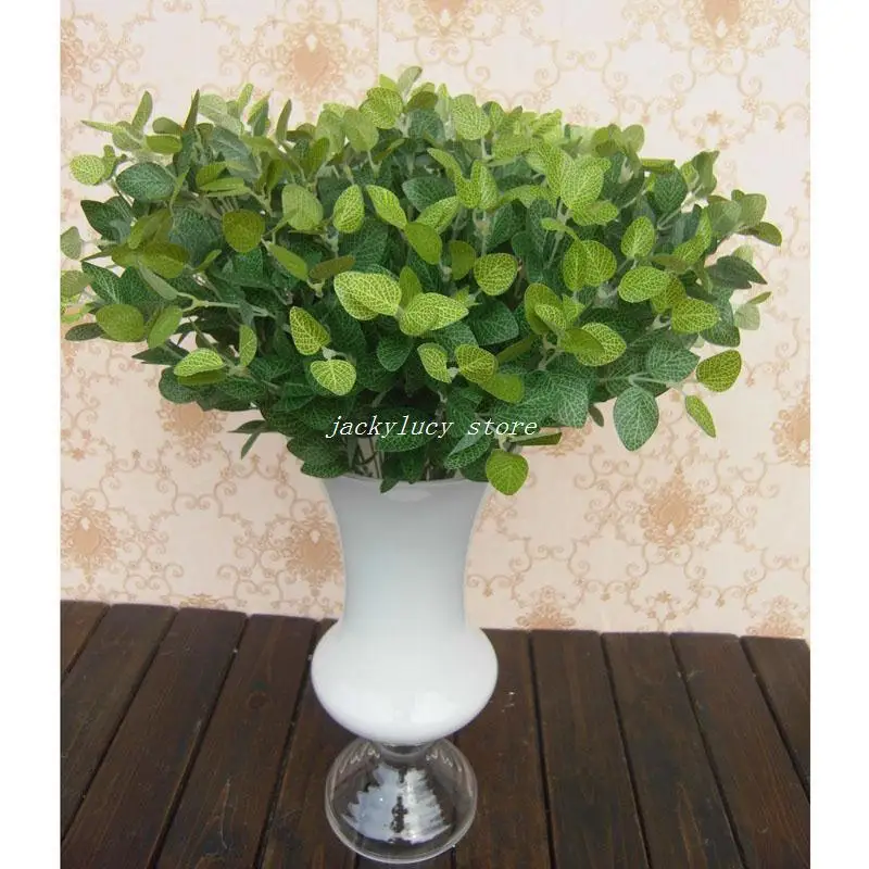

Simulation Olive Leaf Eucalyptus Bouquets Green Artificial silk Plants beautiful Flowers Accessories Home Decor