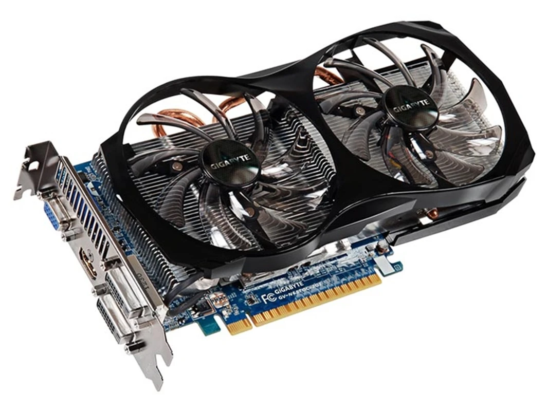 GIGABYTE GTX650 2 Гб видеокарта 192Bit GDDR5 GV-N65TBOC-2GD видеокарты для nVIDIA Geforce GTX 650 Ti Boost Hdmi Dvi VGA карты