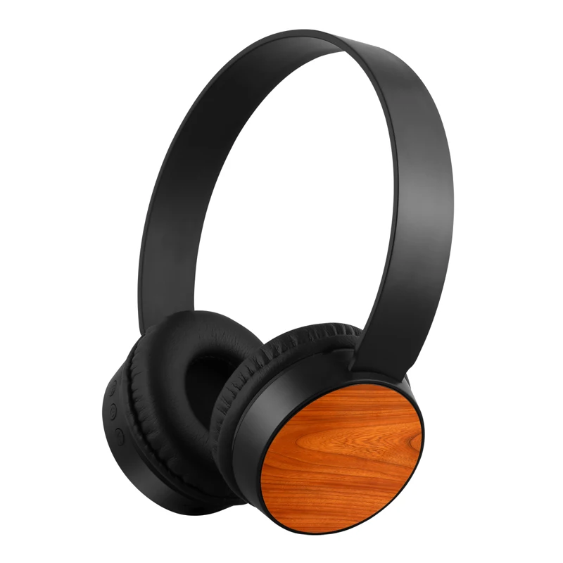 Type F JINSERTA деревянные беспроводные Bluetooth наушники стерео гарнитура с микрофоном для телефонов - Цвет: Type F