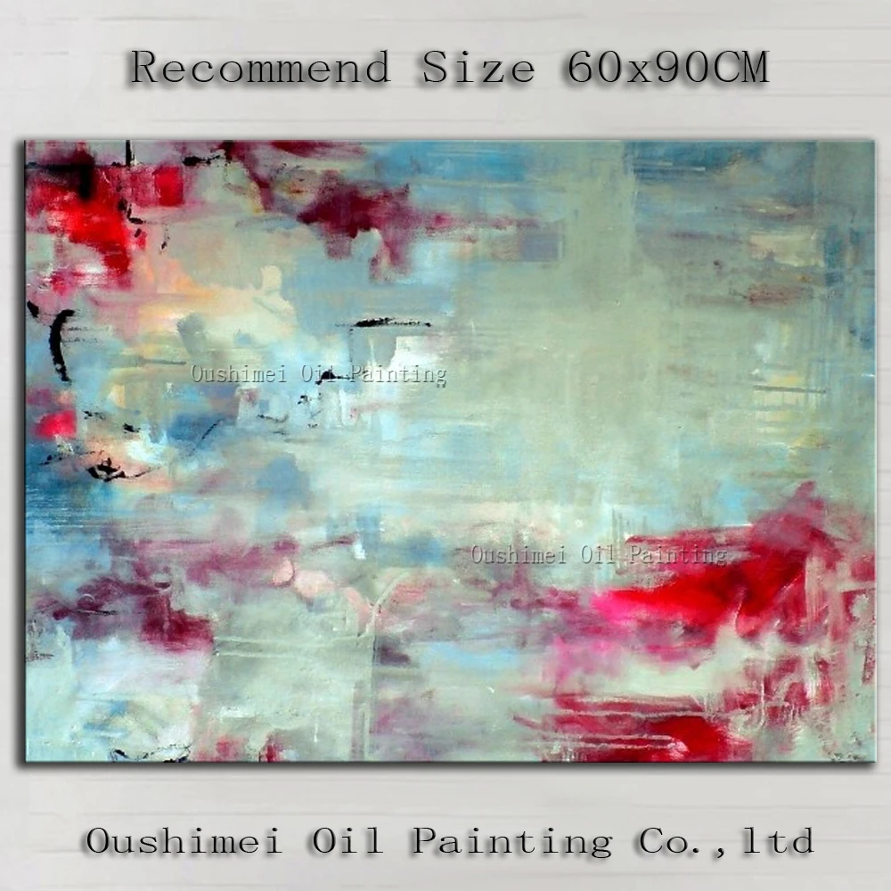 Skills Artist Hand-painted High Quality Abstract Decorative Painting For Living Room Beautiful Emerald Color Oil | Дом и сад