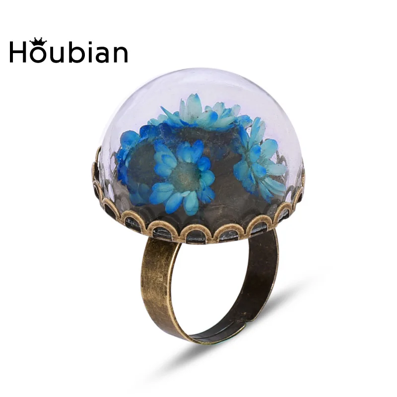 Женский винтажный букет украшение в виде сухих цветов для вечеринки 2017|flower ring|ladies