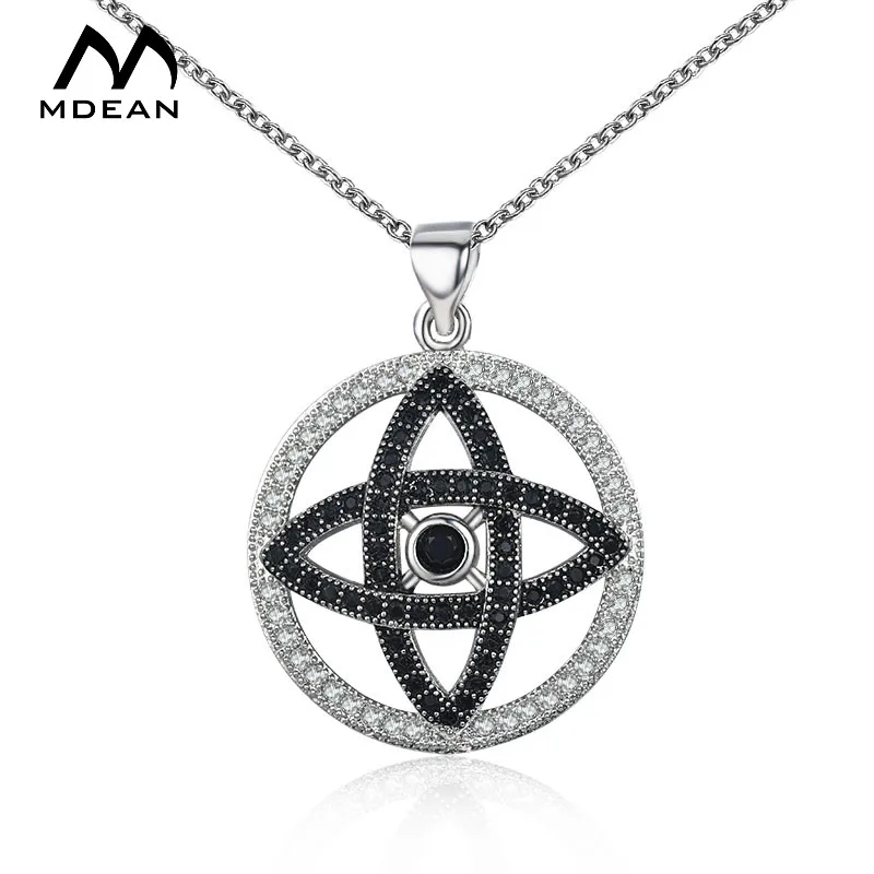 MDEAN белый золотой цвет ювелирные изделия AAA Цирконий модное свадебное ожерелье