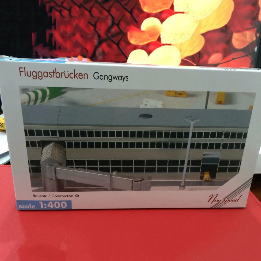 Детские игрушки 1/400 Масштаб литья под давлением модель DIY аэропорт мосты и уличные комплекты ламп F авиакомпания коллекция моделей