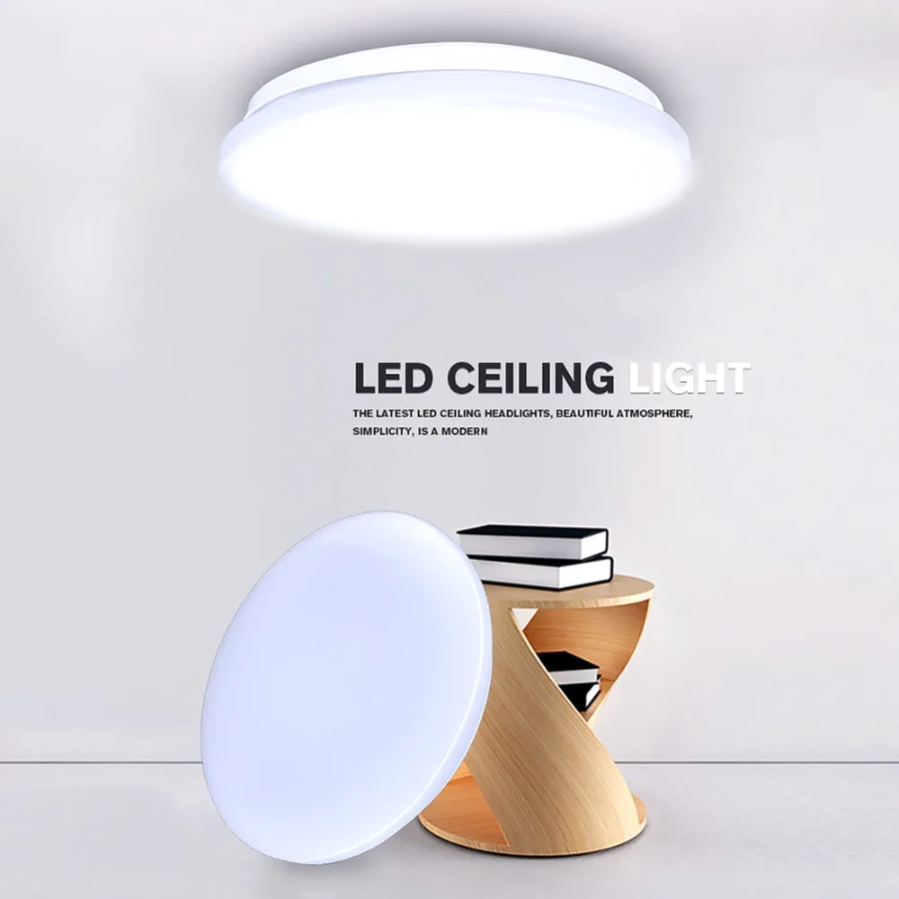 Современные светодиодные круглые потолочные светильники из акрилового сплава 18