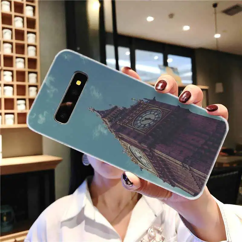 Мягкий чехол для Samsung Galaxy S21 S20 S11 S10 S9 S8 Plus S7 Edge S10e Ultra London big ben Bus | Мобильные телефоны