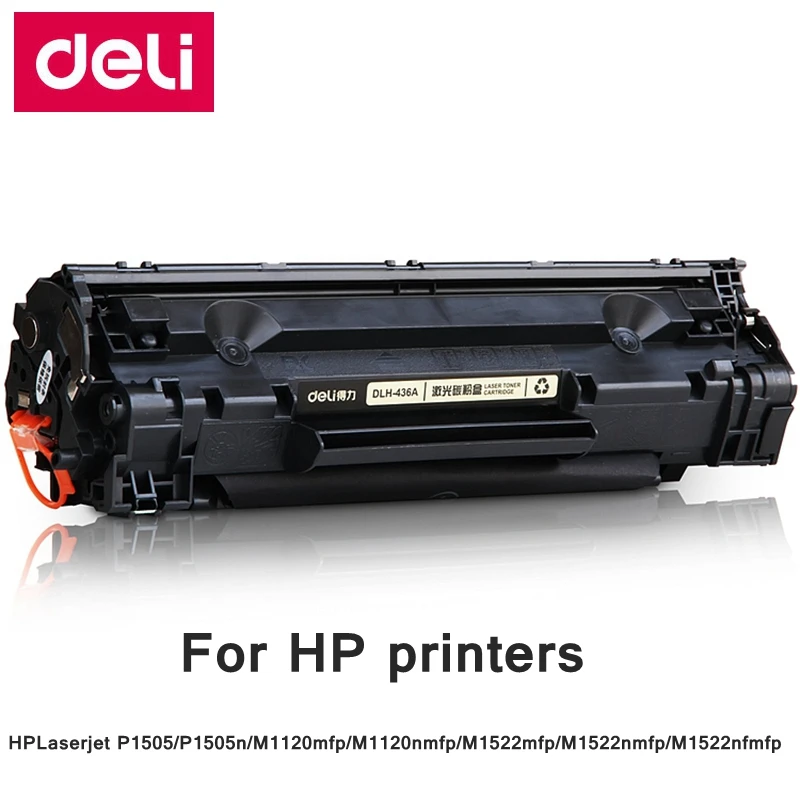 Deli 436A тонер картриджи для HPLaserjet P1505/P1505n/M1120mfp/M1120nmfp/M1522mfp включают 100 г Тонер порошок