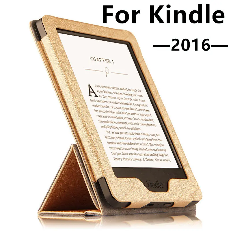 Чехол для Kindle из ПУ кожи защитный смарт чехол электронной книги 2016 дюйма кожаный
