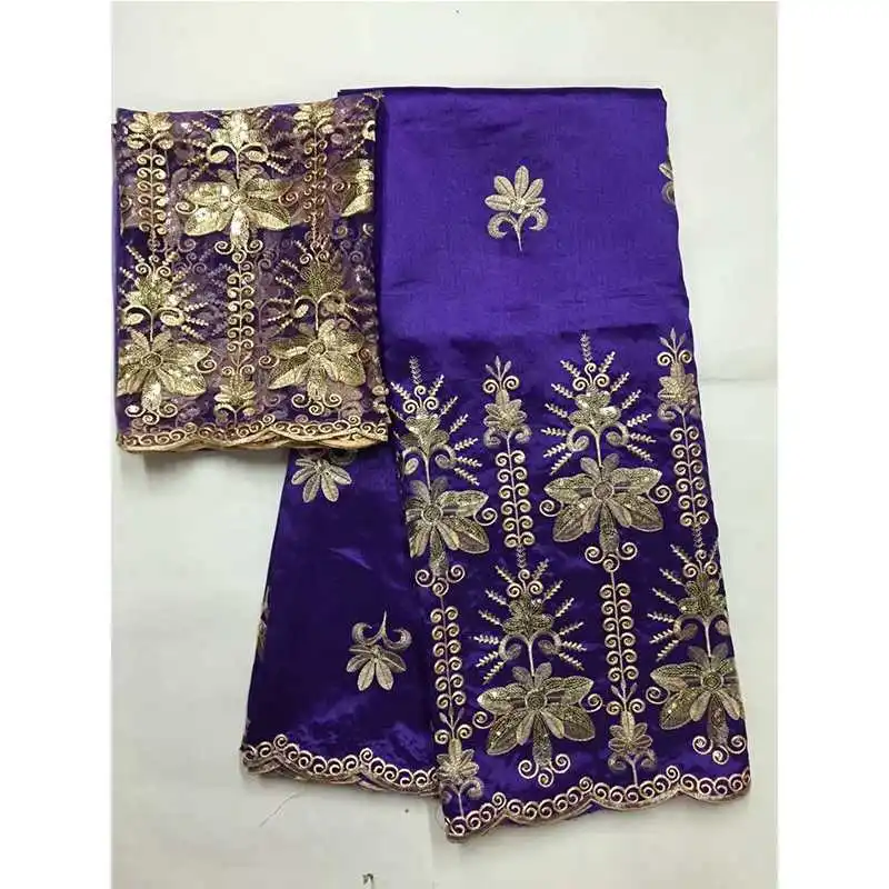 Черновато зеленая африканская кружевная ткань с блузкой индийская для Нигерии