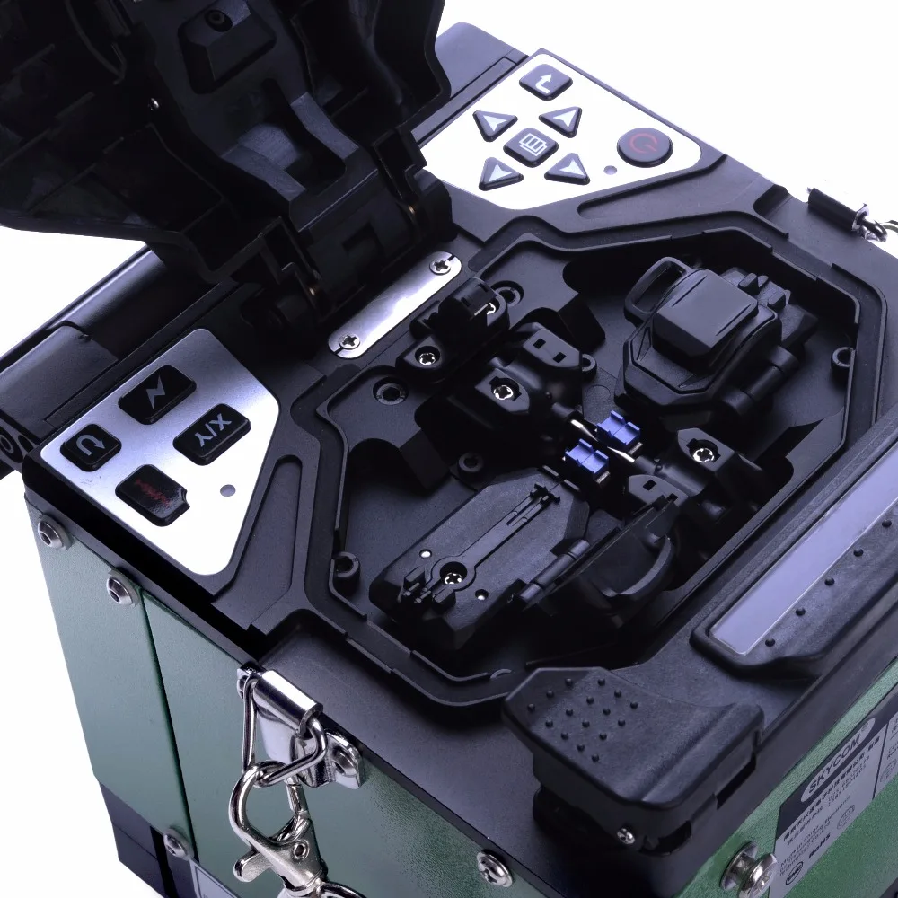 SKYCOM T-208H T208 T-208 слияние оптических волокон Splicer FTTH волоконно-оптический сварочный аппарат Сращивание машина с автоматической тепловой духовкой