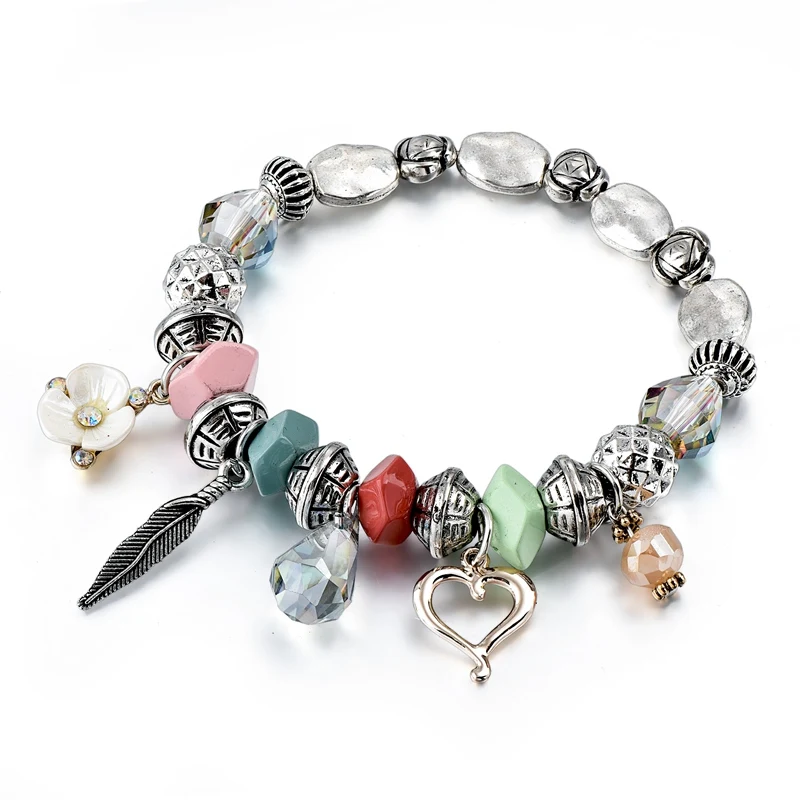 Szelam ювелирные изделия европейские браслеты женские эластичные регулируемые с