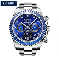 loreo men automatic mechanical watch luxury brand men fashion man multifunctional luminous 200m diving watchse relogio masculino