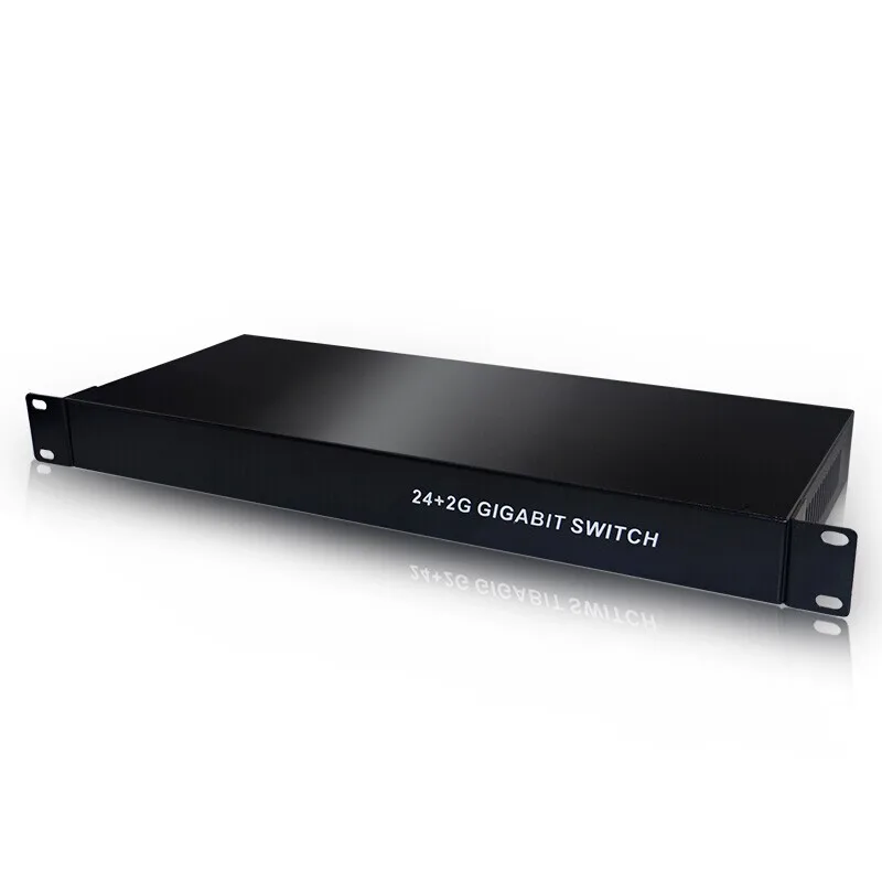 Ethernet коммутатор 24 порт 10/100 Мбит/с 2 порта gigabit sfp коммутатор сетевой коммутатор 24 порта RJ45 переключатель