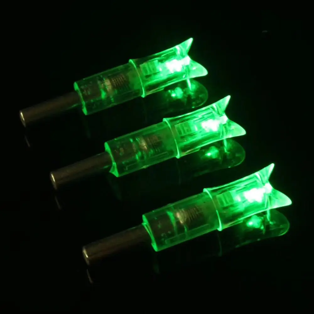 

Archery Arrow LED Lighted Nocks Automatic Knocks Tail for 0.299 Inch Aluminum Carbon Shaft Crossbow Bolts Hunting