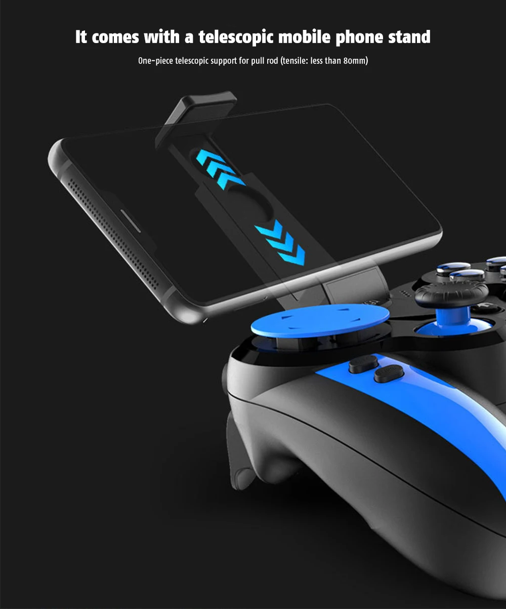 IPEGA PG-9090 беспроводной Bluetooth игровой контроллер геймпад игровой Телескопический джойстик Bluetooth приемник геймпад для ТВ-бокса ПК