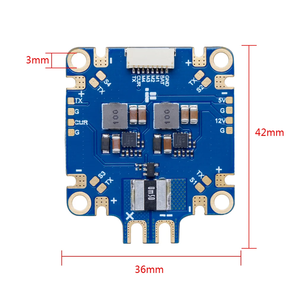 Распределительная плата iFlight SucceX PDB 2 8S 330A ESC dual BEC с выходом интегральные схемы