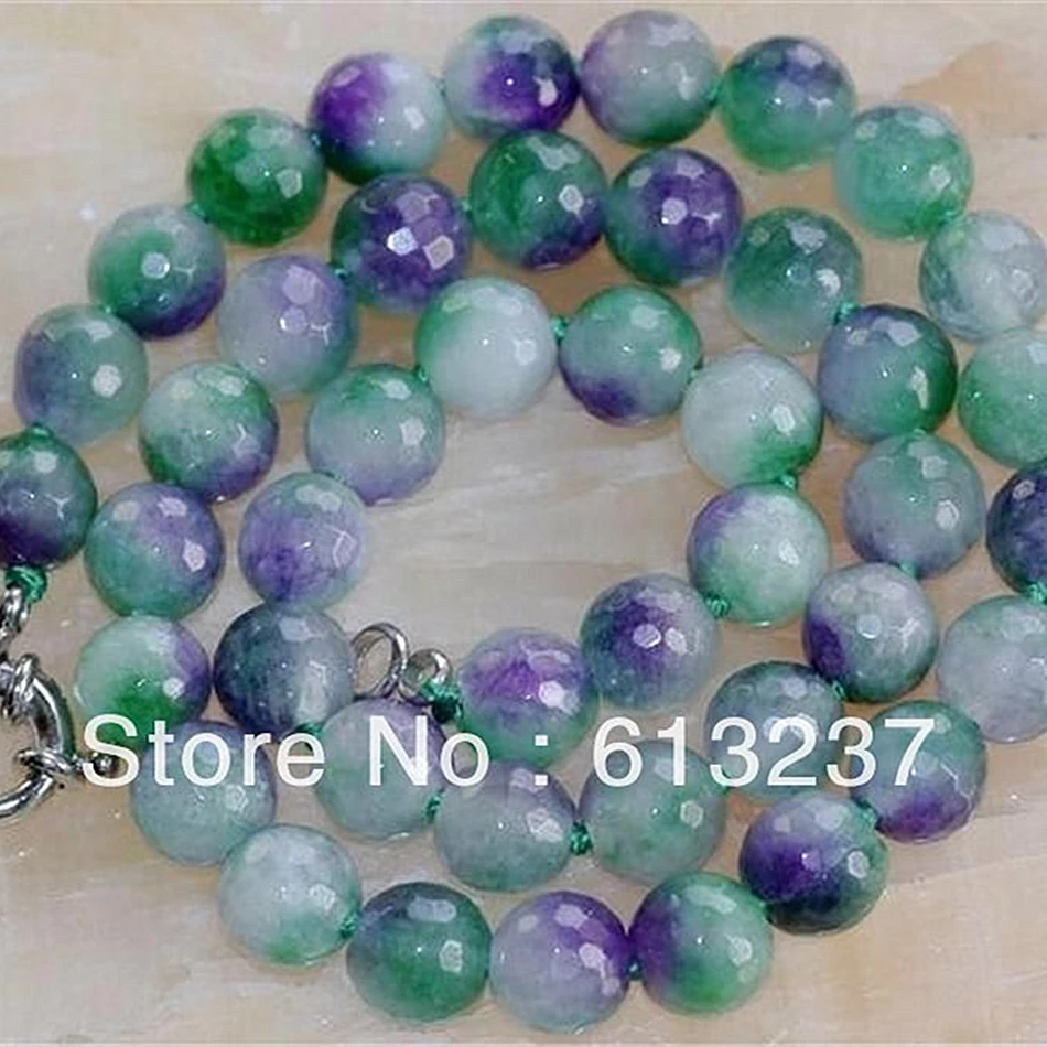 Шармы стильные 10 мм модные граненые красочные бусины кунцит круглые камень