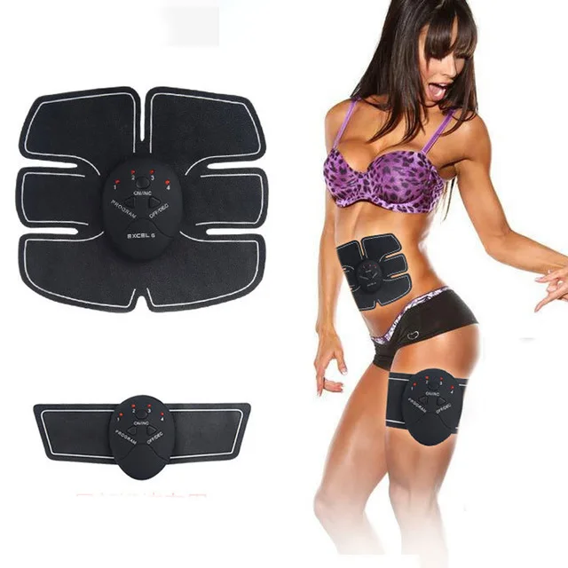 Электро стимуляция мышц брюшной электрический стимулятор Тренажер для пресса