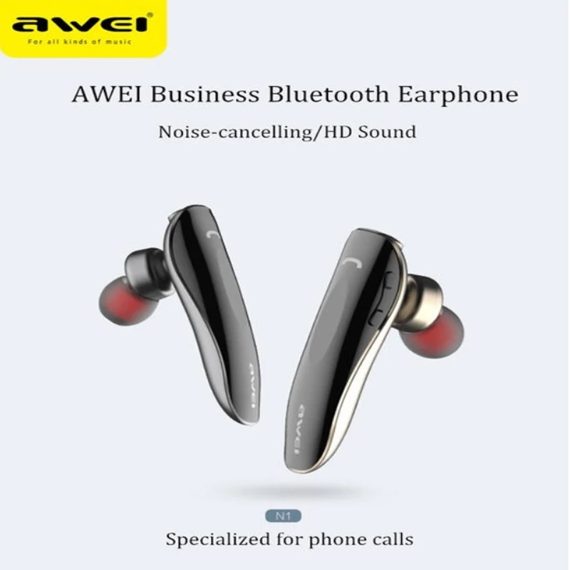 AWEI N1 беспроводные наушники Bluetooth бизнес соединение встречи с микрофоном|Наушники