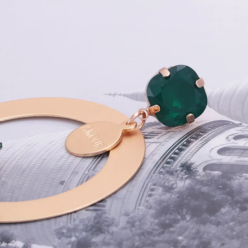 Sehuoran Luruxy коврики золото Pendients большой серьги для женщин Aretes Brincos себе бренд Oorbellen модные украшения