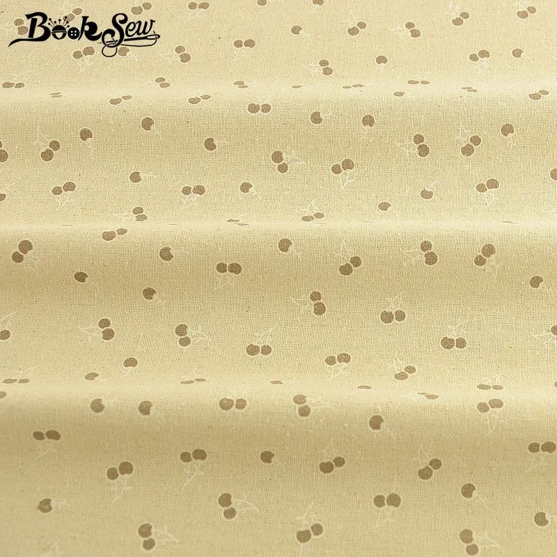 Booksew Tela Algodon желтая вишневая хлопчатобумажная льняная ткань Африканский