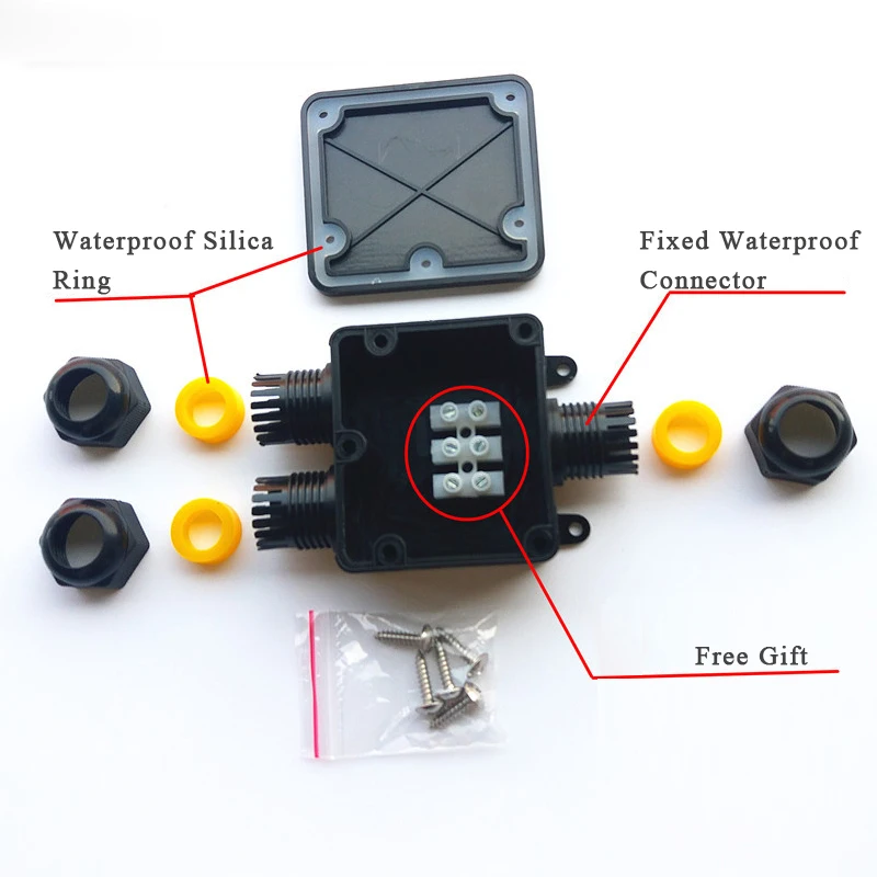 Водонепроницаемый Соединительный терминал 3 провода защитные строительные