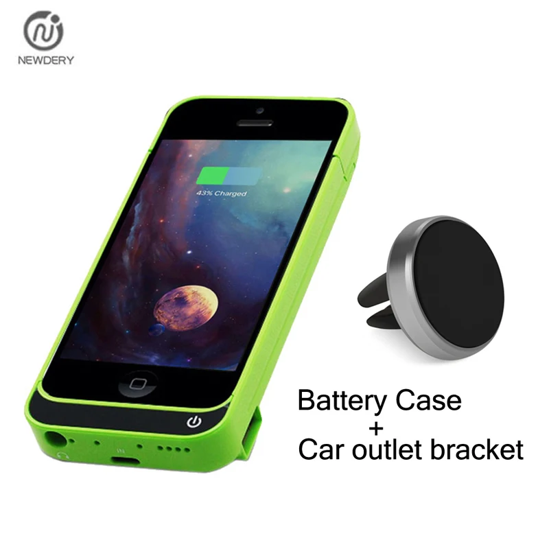 NEWDERY 5S внешний резервный блок питания аккумулятор зарядное устройство чехол для
