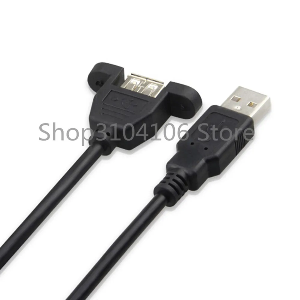 Удлинительный Кабель USB 2 0 A типа Папа мама с винтами для крепления на панель|extension