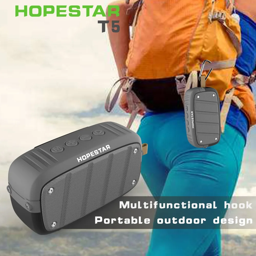 HOPESTAR T5 открытый динамик Портативный bluetooth колонка беспроводной мини