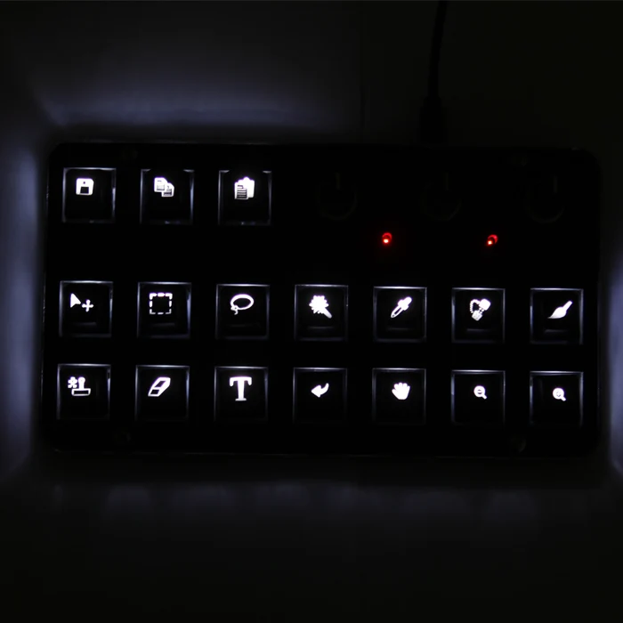 Ps, Microsoft photoshop, физический ярлык, USB клавиатура, набор, макро, горячая клавиша, сохранение, копировать, вставить, Move Choose Lasso for Windows Mac