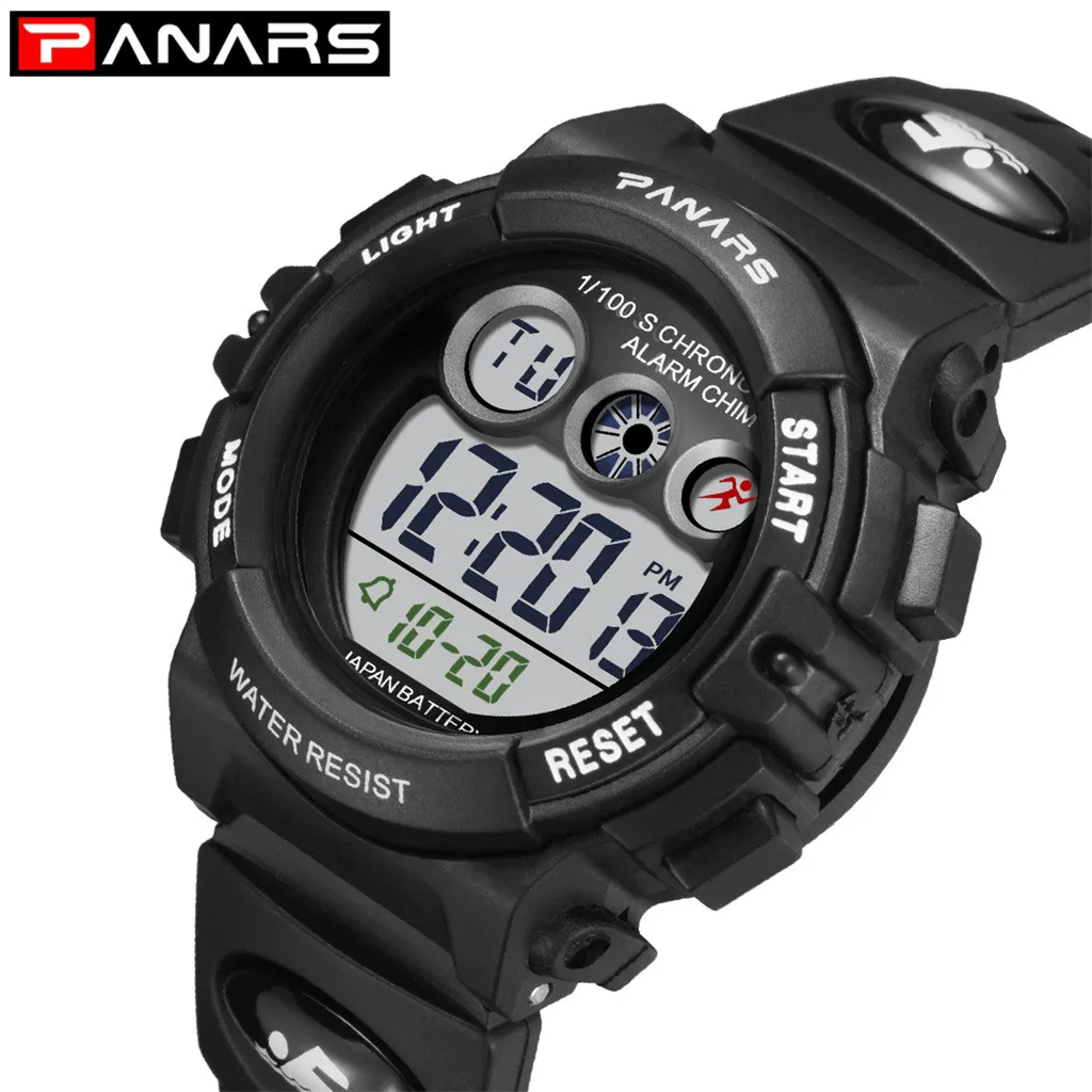 Спортивный студент дети часы детские для мальчиков и девочек водонепроницаемые