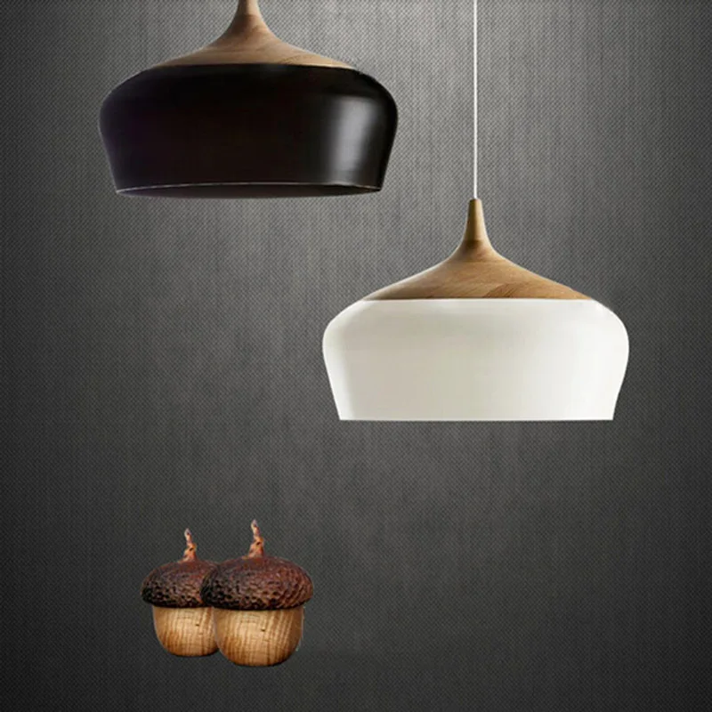 Современная простая деревянная люстра в европейском стиле креативная лампа с